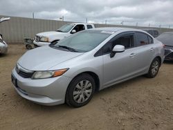 Salvage cars for sale from Copart San Martin, CA: 2012 Honda Civic LX