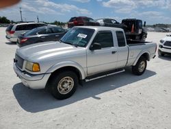 Salvage cars for sale from Copart Arcadia, FL: 2002 Ford Ranger Super Cab