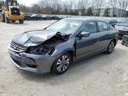 Salvage cars for sale at North Billerica, MA auction: 2015 Honda Accord LX