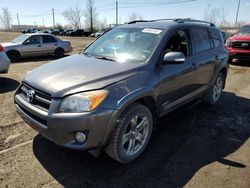 Salvage cars for sale from Copart Montreal Est, QC: 2012 Toyota Rav4 Sport