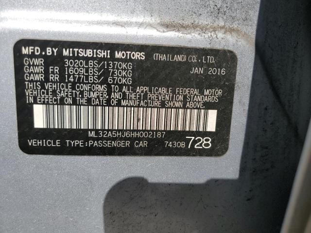 2017 Mitsubishi Mirage GT
