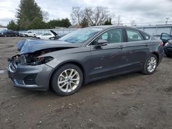 Salvage cars for sale at Finksburg, MD auction: 2019 Ford Fusion SEL