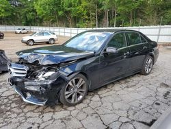 Salvage cars for sale at Austell, GA auction: 2016 Mercedes-Benz E 350