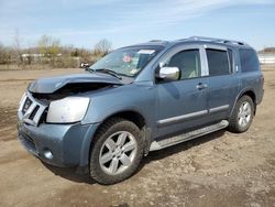 Salvage cars for sale at Columbia Station, OH auction: 2011 Nissan Armada SV