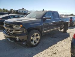 Salvage cars for sale at North Billerica, MA auction: 2017 Chevrolet Silverado K1500 LTZ