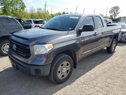 Salvage cars for sale from Copart Bridgeton, MO: 2014 Toyota Tundra Double Cab SR/SR5
