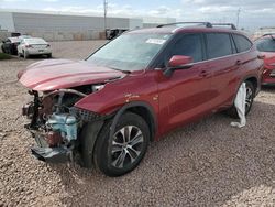 Salvage cars for sale from Copart Phoenix, AZ: 2022 Toyota Highlander Hybrid XLE
