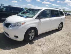 Salvage cars for sale at Des Moines, IA auction: 2014 Toyota Sienna LE