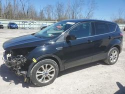 Salvage cars for sale from Copart Leroy, NY: 2017 Ford Escape SE