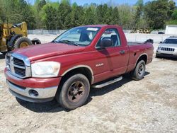 Salvage cars for sale from Copart Gainesville, GA: 2008 Dodge RAM 1500 ST