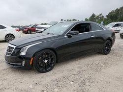 Salvage cars for sale at Houston, TX auction: 2017 Cadillac ATS Luxury