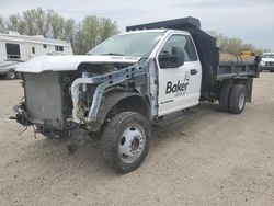 Salvage trucks for sale at Des Moines, IA auction: 2021 Ford F550 Super Duty