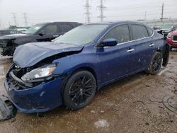 Salvage cars for sale from Copart Elgin, IL: 2016 Nissan Sentra S