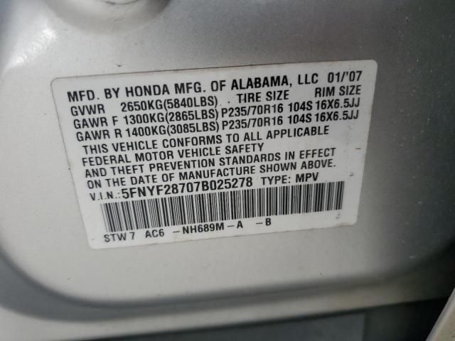 2007 Honda Pilot EXL