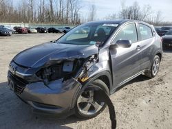 Salvage cars for sale at Leroy, NY auction: 2018 Honda HR-V LX