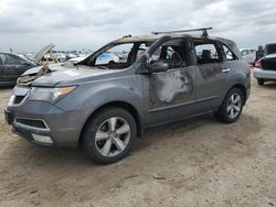 Salvage cars for sale at Bakersfield, CA auction: 2012 Acura MDX Technology