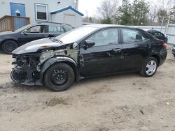 Salvage cars for sale from Copart Lyman, ME: 2016 Toyota Corolla L