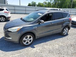 Salvage cars for sale at Gastonia, NC auction: 2016 Ford Escape SE