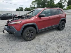 Vehiculos salvage en venta de Copart Gastonia, NC: 2016 Jeep Cherokee Trailhawk