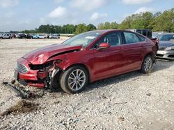 Salvage cars for sale from Copart Houston, TX: 2017 Ford Fusion SE