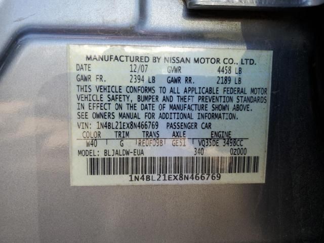 2008 Nissan Altima 3.5SE