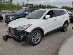 Salvage cars for sale at Bridgeton, MO auction: 2017 Hyundai Santa FE SE