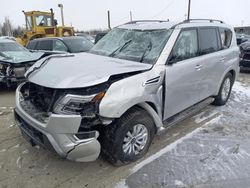 Salvage cars for sale from Copart Anchorage, AK: 2022 Nissan Armada S