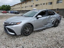 Salvage cars for sale from Copart Opa Locka, FL: 2021 Toyota Camry SE