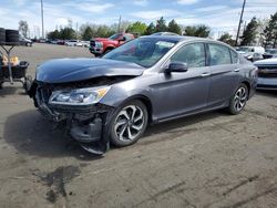 Salvage cars for sale at Denver, CO auction: 2017 Honda Accord EXL
