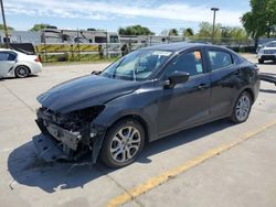 Salvage cars for sale at Sacramento, CA auction: 2017 Toyota Yaris IA