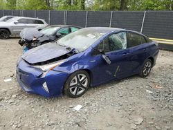 Vehiculos salvage en venta de Copart Waldorf, MD: 2016 Toyota Prius