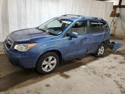 Salvage cars for sale at Ebensburg, PA auction: 2016 Subaru Forester 2.5I Premium