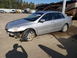 Salvage cars for sale from Copart Eldridge, IA: 2007 Honda Accord EX