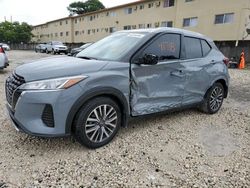 Salvage cars for sale from Copart Opa Locka, FL: 2022 Nissan Kicks SV