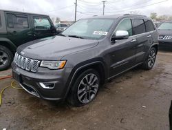 Jeep salvage cars for sale: 2017 Jeep Grand Cherokee Overland