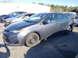 Salvage cars for sale at Exeter, RI auction: 2017 Toyota Corolla L