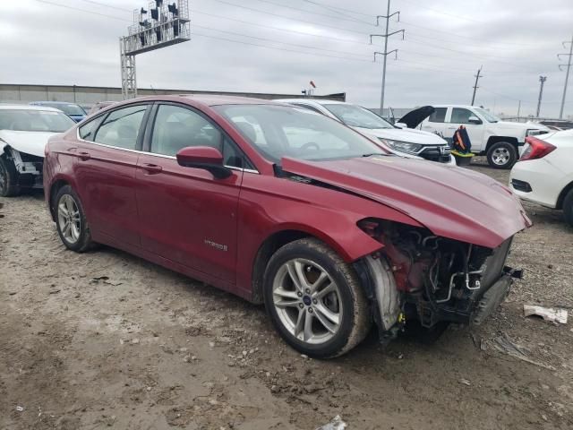 2018 Ford Fusion SE Hybrid