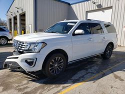 Ford salvage cars for sale: 2019 Ford Expedition Max Limited
