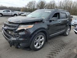 Salvage cars for sale at Glassboro, NJ auction: 2015 Ford Explorer Limited