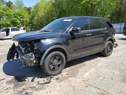 Salvage cars for sale from Copart Austell, GA: 2019 Ford Explorer Police Interceptor