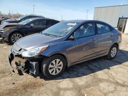 Hyundai Accent gls Vehiculos salvage en venta: 2015 Hyundai Accent GLS