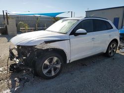 Salvage cars for sale at Arcadia, FL auction: 2020 Audi Q5 Premium