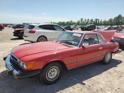 Salvage cars for sale at Houston, TX auction: 1985 Mercedes-Benz 380 SL