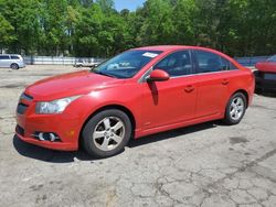 Salvage cars for sale at Austell, GA auction: 2012 Chevrolet Cruze LT
