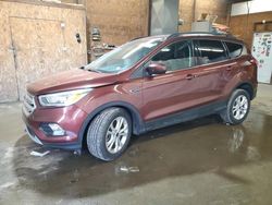 Salvage cars for sale at Ebensburg, PA auction: 2018 Ford Escape SEL