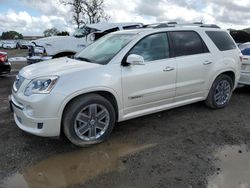 Salvage cars for sale at San Martin, CA auction: 2011 GMC Acadia Denali