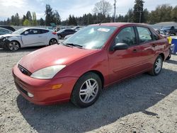 Ford Focus SE salvage cars for sale: 2001 Ford Focus SE