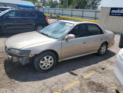 Salvage cars for sale at Wichita, KS auction: 2001 Honda Accord EX
