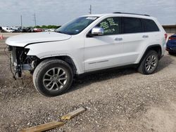 Salvage cars for sale from Copart Temple, TX: 2016 Jeep Grand Cherokee Limited