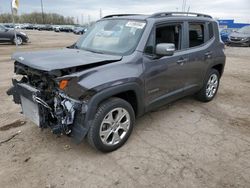 Salvage cars for sale at Woodhaven, MI auction: 2020 Jeep Renegade Limited